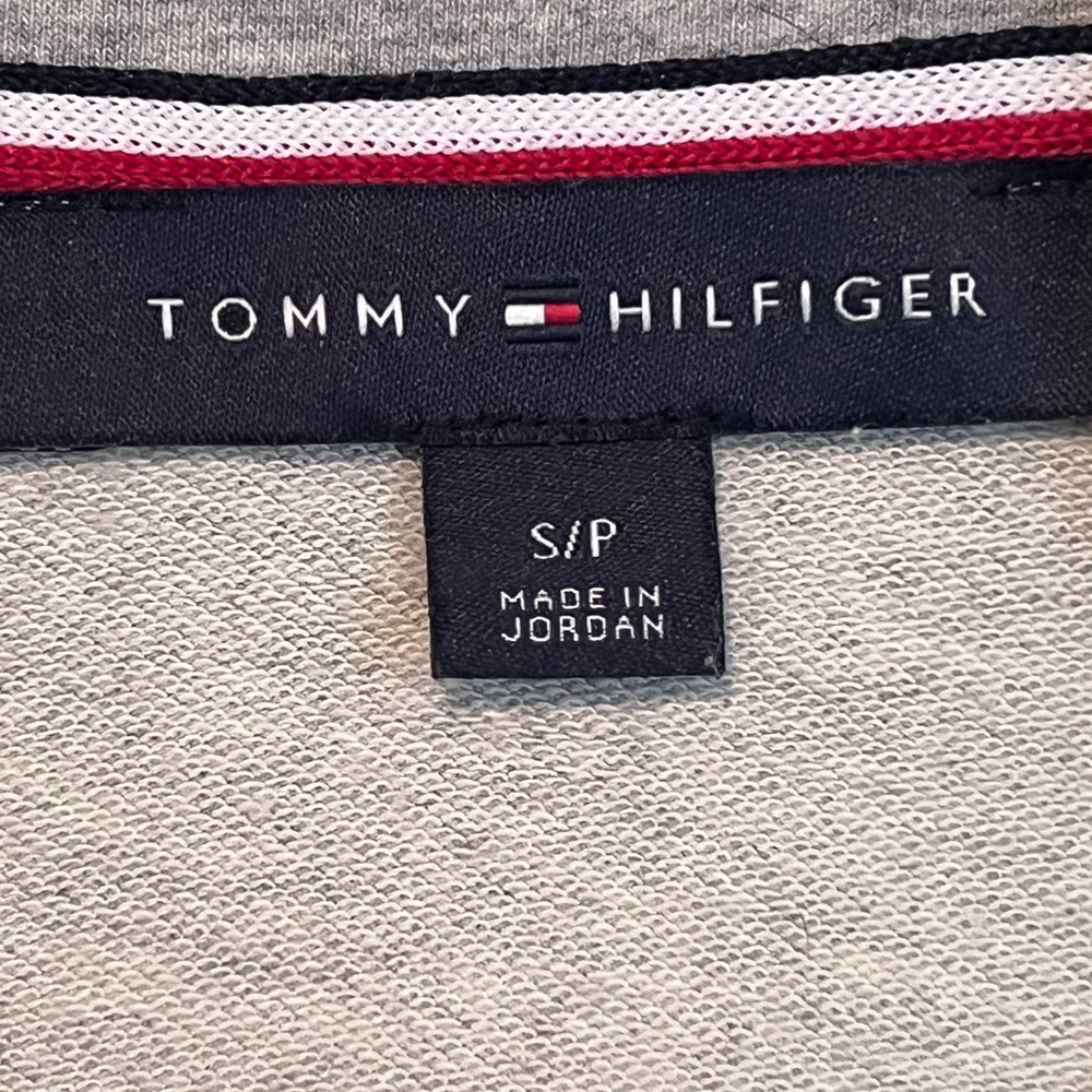 Vintage Tommy Hilfiger Heather Gray Military-Style Jacket - Picture 2 of 8